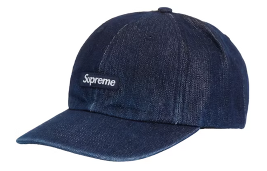 Supreme Cordura Denim Small Box 6-Panel Blue