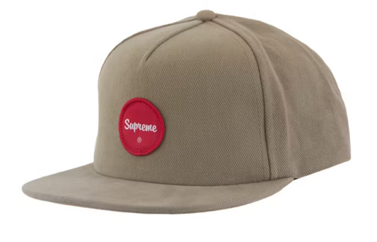 Supreme Twill Patch 5-Panel Khaki