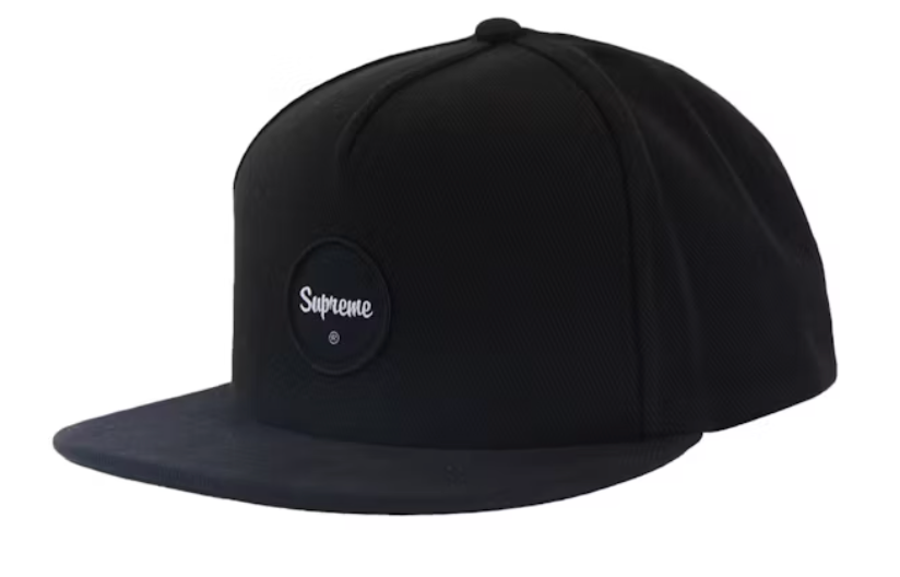 Supreme Twill Patch 5-Panel Black