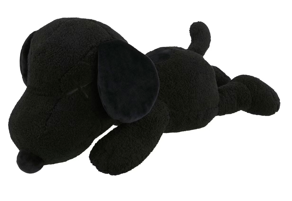 KAWS x Uniqlo x Peanuts Snoopy Plush (Medium) Black