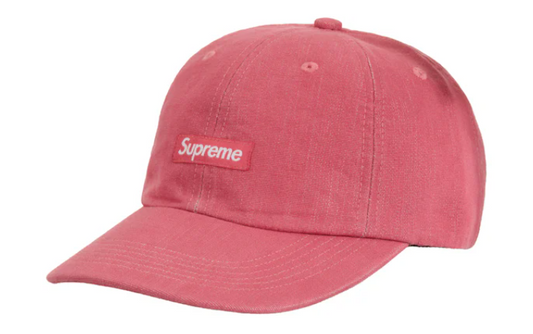 Supreme Cordura Denim Small Box 6-Panel Pink