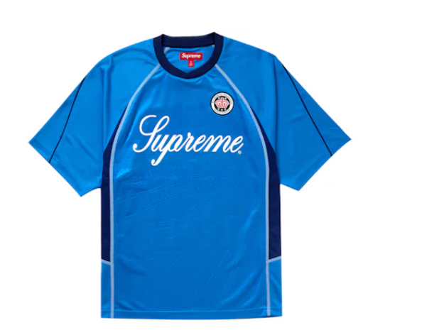 Supreme Jacquard Soccer Jersey Blue