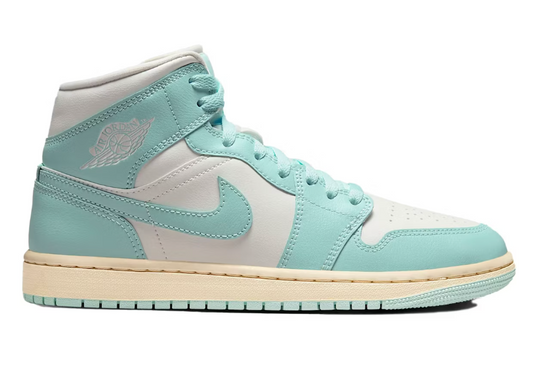 Jordan 1 Mid Light Dew Womens 