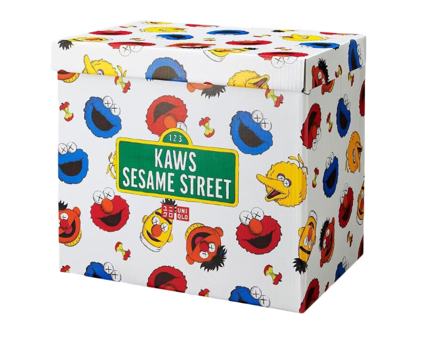 KAWS Sesame Street Uniqlo Plush Toy Complete Box Set Multi