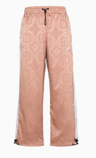 Nike x CLOT Rose Gold Silk Pattern Track Pants