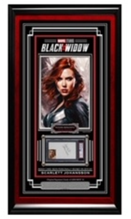 Cut Gem 10 autografiado por Scarlet Johansson "Black Widow"