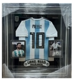 Jersey autografiado por Lionel Messi