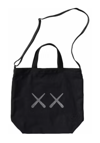 KAWS x Uniqlo Warhol 2Way Tote Bag Black