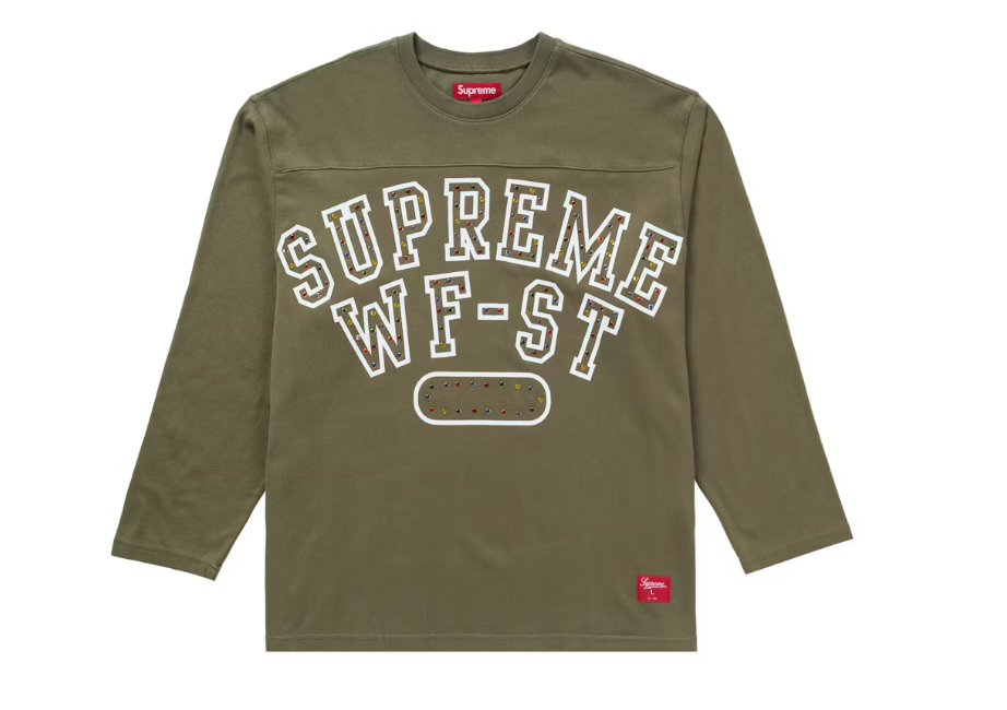 Supreme Athletic Studded L/S Top Olive