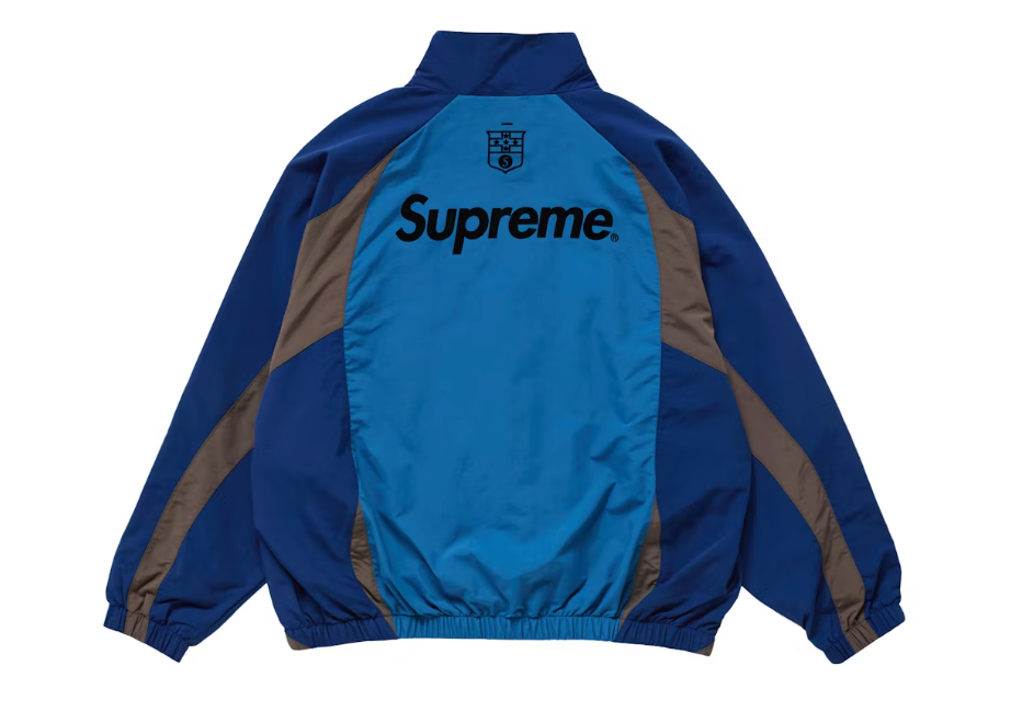 Supreme S Logo Track Jacket Navy