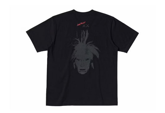 Kaws Andy Warhol Tee Black