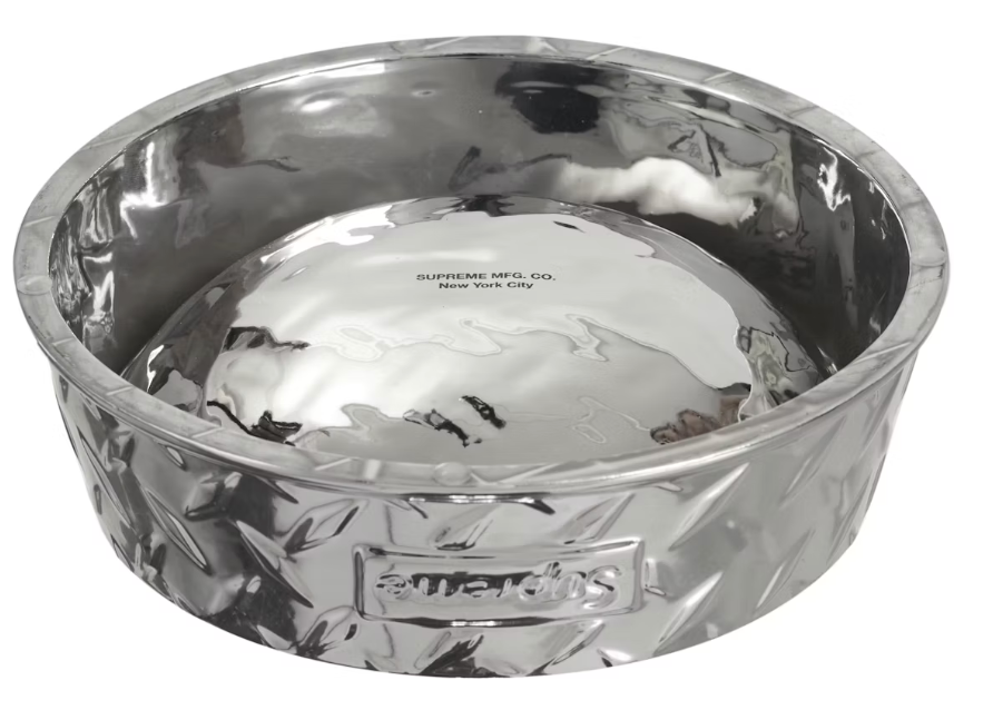 Supreme Dog Bowl Silver