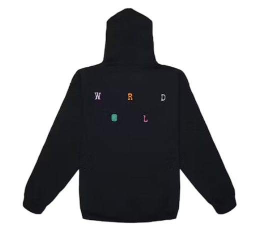 Travis Scott Astroworld Scattered Hoodie Black