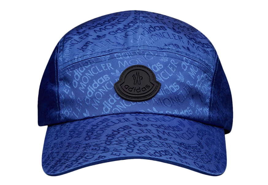 Moncler x Adidas Originals Logo Jacquard Baseball Cap Blue