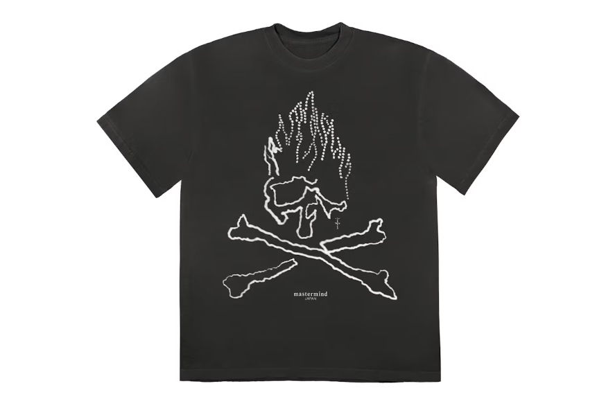 Travis Scott Cactus Jack For Masternind Skull T-Shirt Black