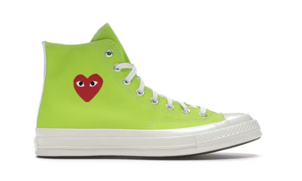 Converse Chuck Taylor All Star 70 Hi Comme des Garcons PLAY Bright Green