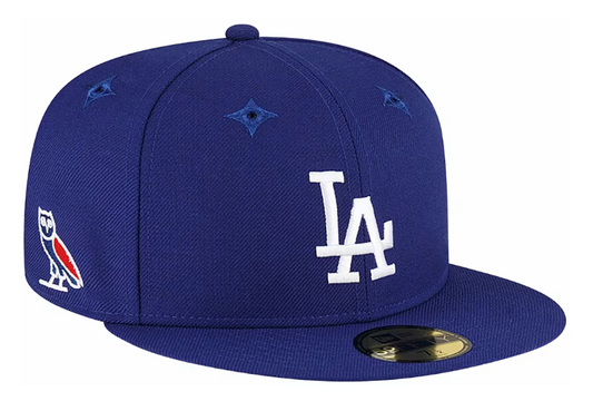 OVO x MLB LA Dodgers New Era Hat Blue