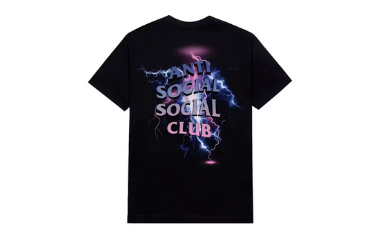 Anti Social Social Club Bolt From The Blue T-shirt Black