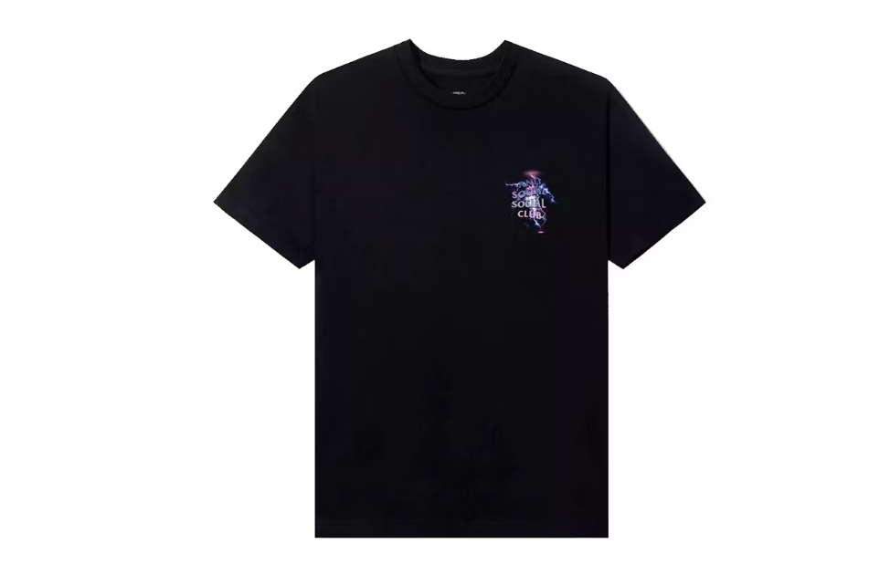 Anti Social Social Club Bolt From The Blue T-shirt Black