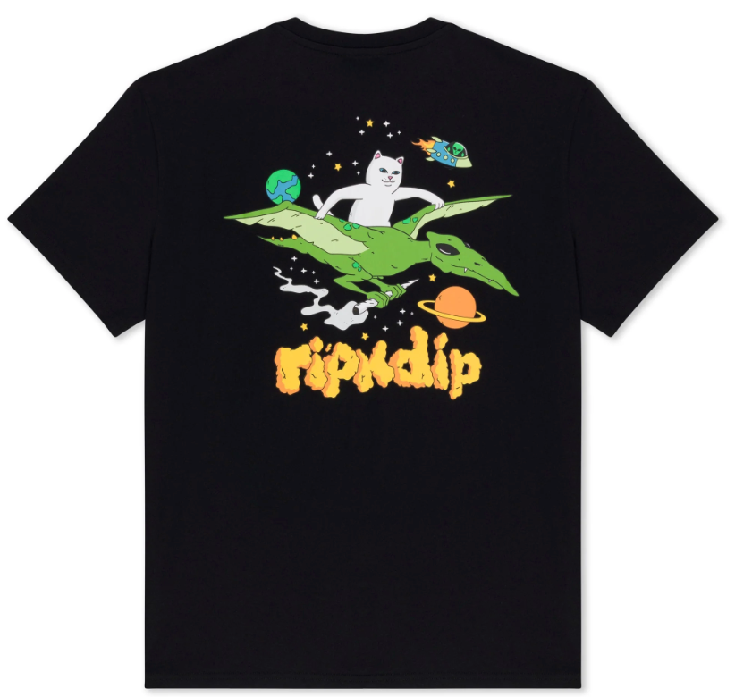 Rip n Dip Space Bird Tee (Black)