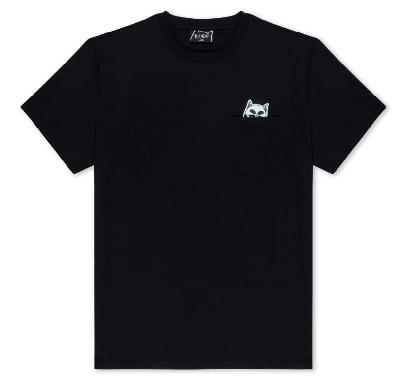 Rip n Dip Lord Skelly Pocket Tee (Black)