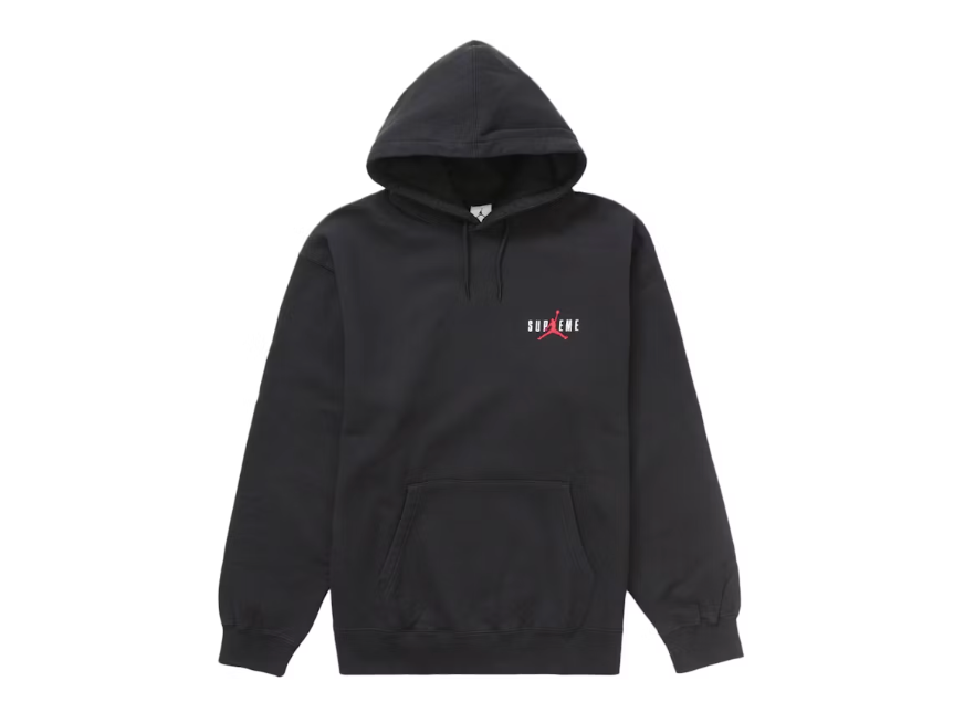 Supreme Jordan Hooded Sweatshirt Black