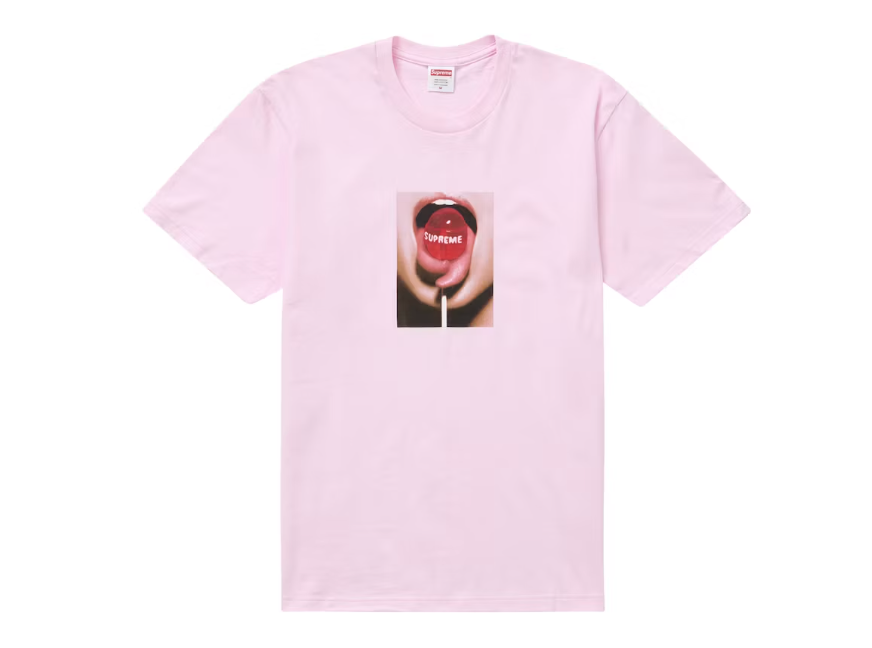 Supreme Lollipop Tee Light Pink