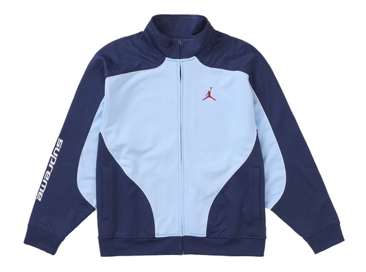 Supreme Jordan Tricot Track Jacket Light Blue