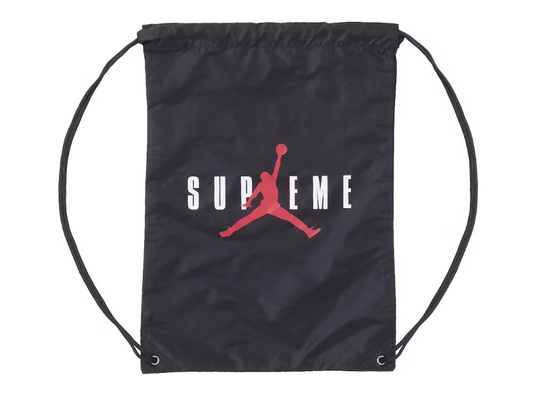 Supreme Jordan Drawstring Bag Black