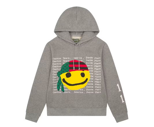 Denim Tears x CPFM Cactus Tears Hoodie Grey