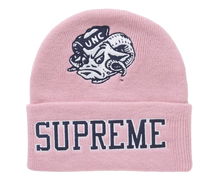 Supreme NCAA Beanie Pink