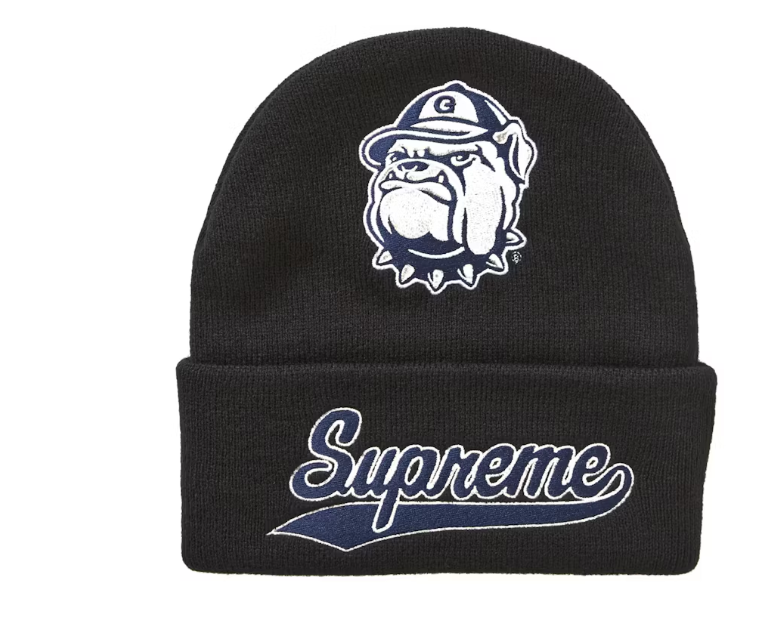 Supreme NCAA Beanie Black