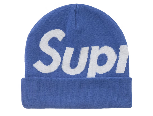 Supreme Big Logo Beanie (FW24) Blue