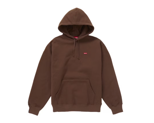 Supreme Small Box Hooded Sweatshirt (FW24) Brown