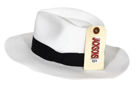 Sombrero usado por Michael Jackson en el video de "Smooth Criminal"