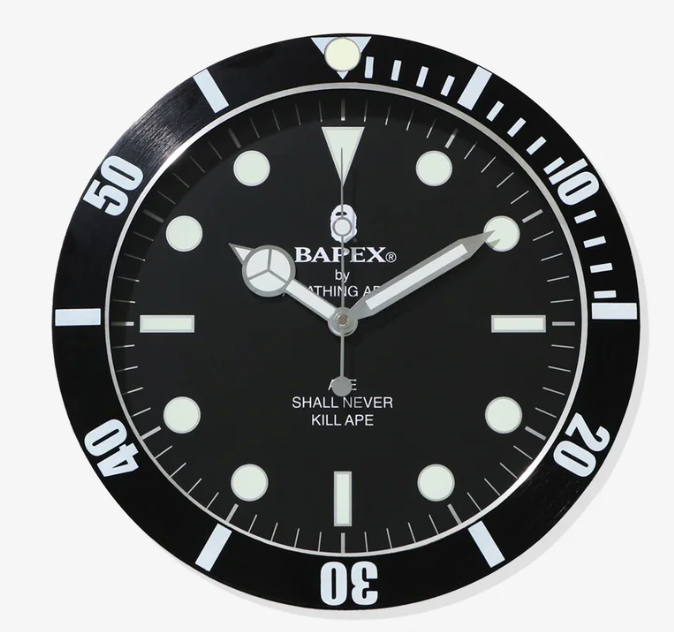 Bape Bapex Wall Watch