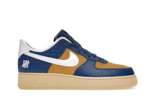 Nike Air Force 1 Low SP Undefeated 5 On It Blue Yellow Croc