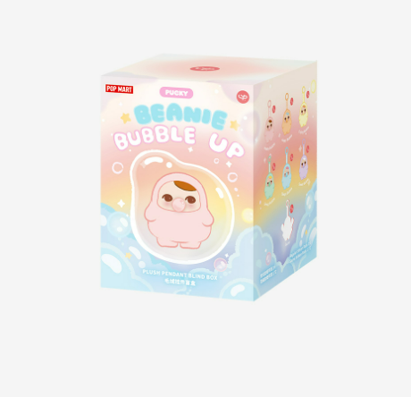PUCKY BEANIE BUBBLE UP SERIES-Plush Pendant Blind Box (1 pieza)