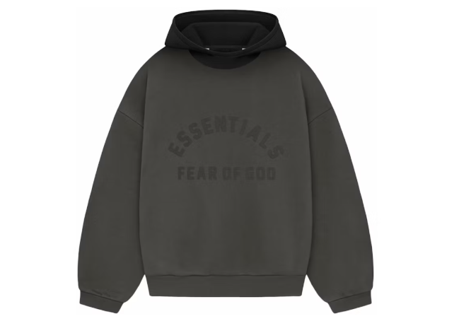 Fear of God Essentials Nylon Fleece Hoodie Ink/Jet Black