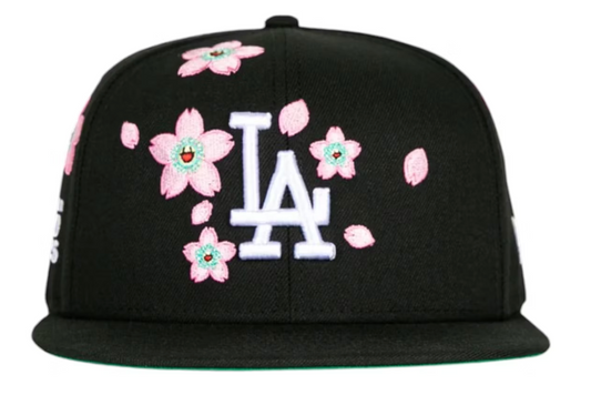 Takashi Murakami x MLB Tokyo Series Dodgers Snapback Black