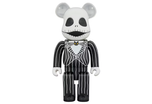 Bearbrick x Disney Tim Burton's The Nightmare Before Christmas Jack Skellington 1000%