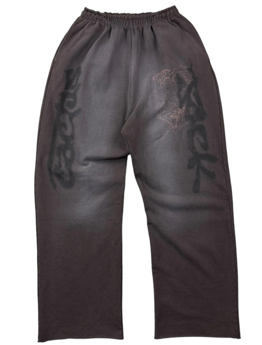 Travis Scott Cactus Jack CJ Tagged Sweatpants "Brown"