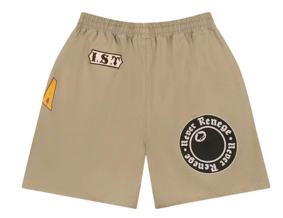 Denim Tears x Stussy Jamaica High Khaki Short Brown
