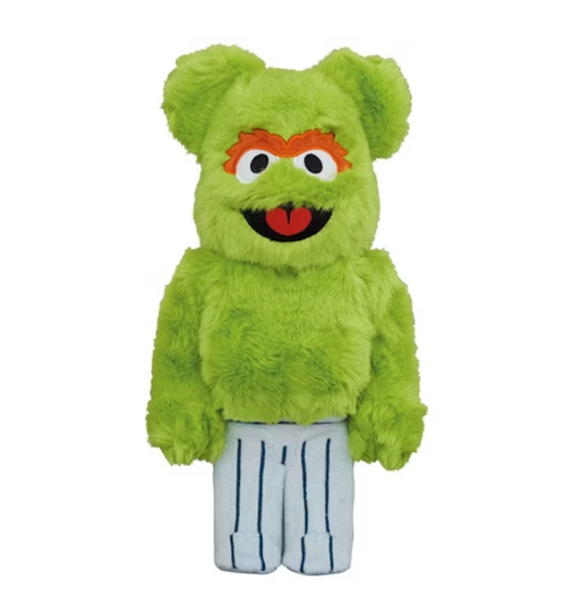 Bearbrick x Sesame Street Oscar the Grounch Costume Ver. 400%