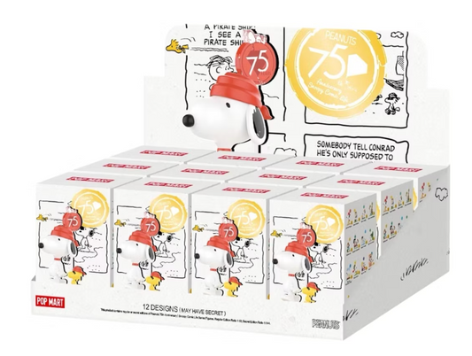 Peanuts 75th Anniversary Snoopy Comic Life Series Figures Single Blind Box (1PZA)