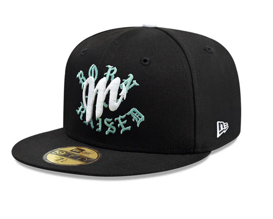 Diablos Rojos x Born and Raised x New Era Gorra Negra/Menta 