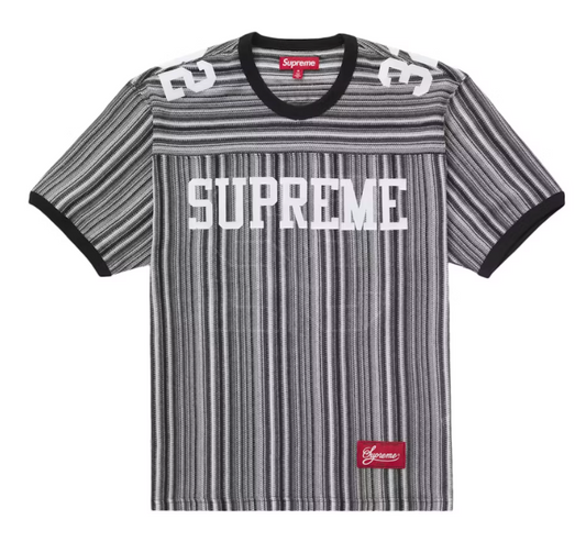 Supreme Open Knit Football Top Black
