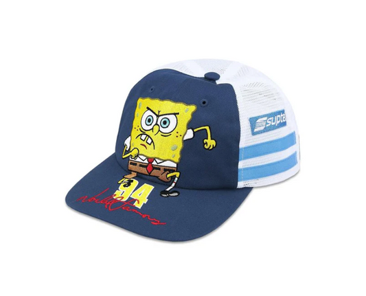Supreme SpongeBob Jeff Hamilton Mesh Back 6-Panel Blue