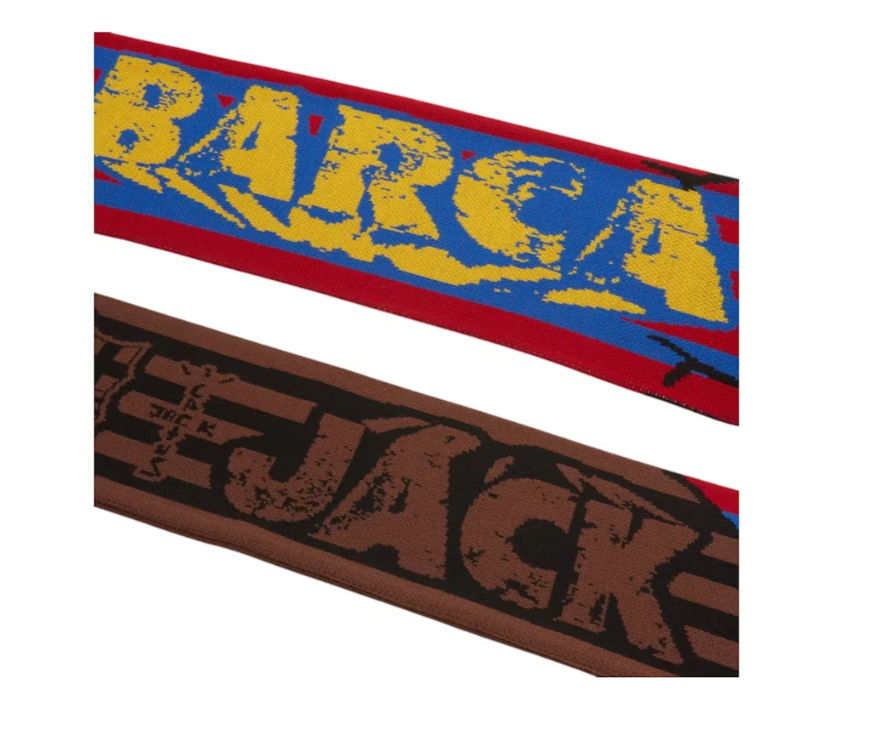 Travis Scott x FC Barcelona Jack Football Club Scarf