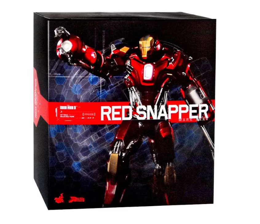 Hot Toys 1/6 Marvel Iron Man Mark 35 Red Snapper Collectible Figure  